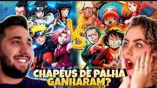 REACT Chapéus de Palha VS Ninjas de Konoha  Batalha de Mestres Prod Micael [upl. by Lytsyrk587]