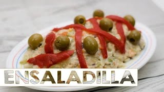 Ensaladilla Rusa Vegana con atún vegano y veganesa [upl. by Ytsirk597]