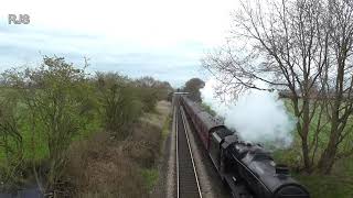 48151 hauling The Salopian  Nantwich 27 March 2019 [upl. by Enaz]