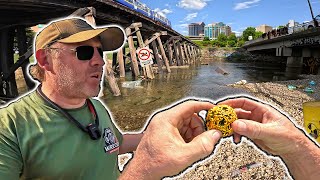 Exploring Nasty Urban Canal Full Of Treasures WEIRD FINDS [upl. by Allerbag]