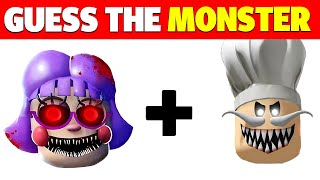 Guess The MONSTER By EMOJI  VOICE  Roblox Escape Scary Obby Games  Miss Anitron Papa Pizza [upl. by Carl]