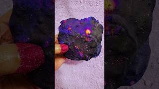 Purple paste  Inside white Chalk ASMR crush  shorts [upl. by Ruperto]