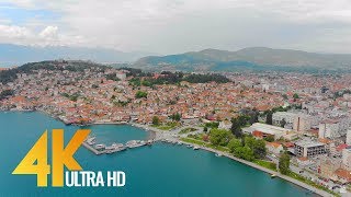 4K Lake Ohrid Macedonia  Relax Video  Short Travel GuideTravel Journal [upl. by Bocoj202]