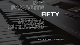 50 of my favorite singers [upl. by Tanney180]