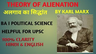 THEORY OF ALIENATION BY KARL MARX  THEORY OF ALIENATION BY KARL MARX IN HINDI KARL MARX IN HINDI [upl. by Evania]