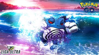 SUERTE DE LOCURA ¡SALIÓ PIKACHU LIBRE SHINY CON EL DISPARO LODO DE POLIWRATH SHADOWPokémon Go PvP [upl. by Lucania]