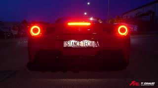 Ferrari 488 GTB with LOUD Fi Exhaust [upl. by Rhea530]