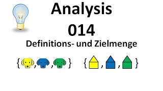 Analysis 014  Definitions und Zielmenge [upl. by Sacttler]