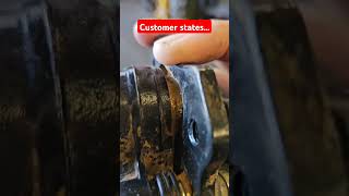 Brake caliper is locked up automobile mechanic motorcycle offroad broken dirt debris wow [upl. by Aniraad]