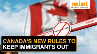 Canadas New Immigration Rules 5 Things To Know  No Work Permits While Staying Few Visa Approvals [upl. by Norrej]