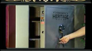 Gun Safes from Heritage Safe Company  wwwHeritageSafecom [upl. by Ioved]