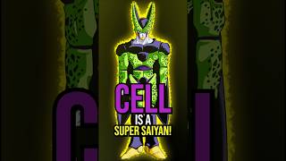 Cell is a SUPER SAIYAN 😱 Dragon Ball Z shorts [upl. by Ellen]