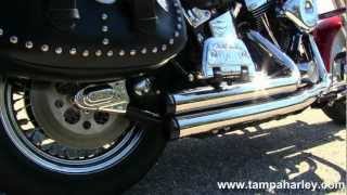 Used 1999 HarleyDavidson FLSTC Heritage Softail with Rinehart Exhaust [upl. by Huda484]