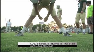 UAB football returns to the field [upl. by Jotham]