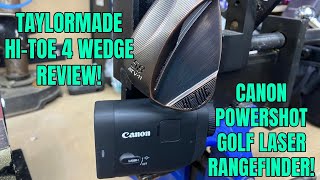 TaylorMade HiToe 4 Wedge Review amp An Shocking Laser Rangefinder [upl. by Remle]