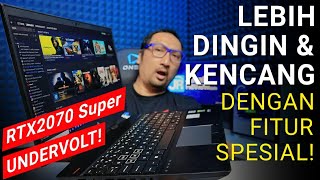 Ekstra Kencang  Dingin dengan RTX 2070 Super dan Undervolting Review Laptop Omen by HP 15DH1020TX [upl. by Olds]