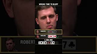 Extreme Bluff Fail at WSOP Event [upl. by Cadmann15]