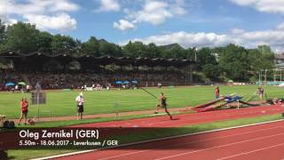 Oleg Zernikel GER  550m  U23 National Championships [upl. by Siana]