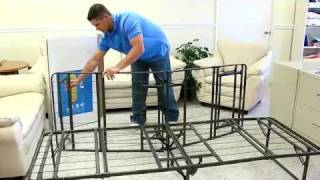 Bi Fold Metal Bed Frame Pragma Bed™ [upl. by Wightman]