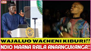 Wajaluo Nyinyi Mko na KIBURI sana Hata AU Raila Ataanguka❌❌ [upl. by Lotsirk146]