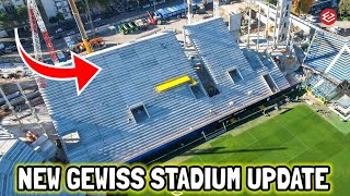 AMAZING New Gewiss Stadium Renovations Update New Curva Sud Morosini Progress Stand Gate Access [upl. by Kempe143]