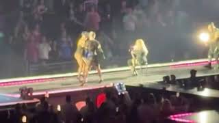 Madonna falls off chair in Seattle but recovers like a pro  Celebration Tour ’madonna [upl. by Hymie96]