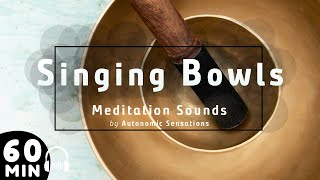 60 Minuten Meditatie Singing Bowls 🎵 Ontspanning Rustgevende Sound klankschaal Muziek [upl. by Ardle]