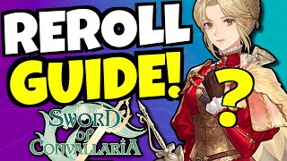 Sword Of Convallaria REROLL GUIDE Giveaway [upl. by Robinet391]