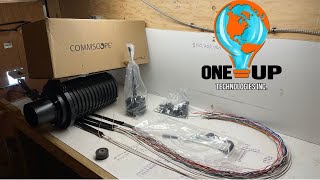 Fiber optic splice closure build tutorial [upl. by Sheffy]