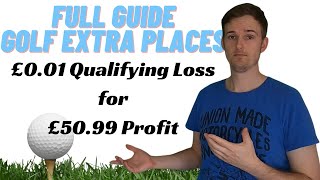 Golf Extra Places Matched betting guide amp tutorial using OddsMonkey Make money online sports betting [upl. by Ayota]