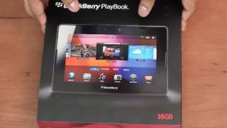 Unboxing New Blackberry Playbook [upl. by Adiraf]