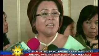 De Lima Arroyo now has limited immunity [upl. by Ajnotal]