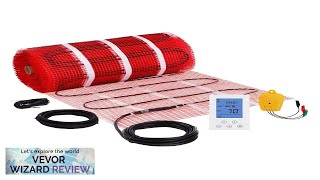 VEVOR Floor Heating Mat 100 Sq ft Electric Radiant InFloor Heated Warm Review [upl. by Anaes]