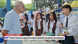 Feria técnica se realizó con estudiantes de básica secundaria [upl. by Johnathon]