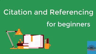 Citation and Referencing for beginners [upl. by Nired]