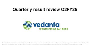 Vedanta Limited Q2FY25 [upl. by Aiyot858]