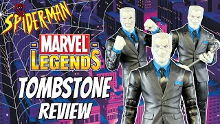 Marvel Legends TOMBSTONE Action Figure Review  SpiderMan Retro Wave 2024 [upl. by Zelda673]