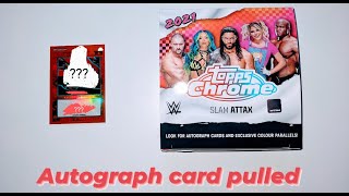 TOPPS CHROME WWE SLAM ATTAX 2021 HOBBY BOX OPENING [upl. by Lorrimor]