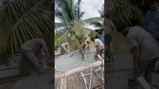 Slab concrete work l Concrete pouring in slab l Concrete Slab casting l concrete construction [upl. by Rois]