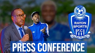 RAYON SPORTS PRESS CONFERENCE 🔥🔥 JEAN FIDELE YARAKAYE [upl. by Fillender]