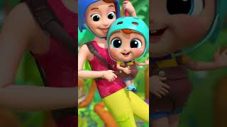 Adventure Park in Summer 🏕️😶‍🌫️ littleangel summer zipline shorts  Nursery Rhymes for Babies [upl. by Acima]