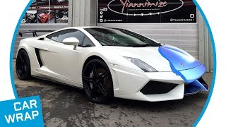 Lamborghini Gallardo wrapped in Satin Ocean Shimmer [upl. by Keeryt460]