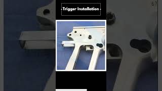 Firearms Gunsmithing 1911 trigger installation [upl. by Ibbed]