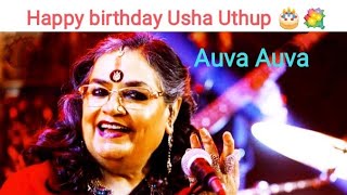 Happy birthday to Usha Uthup  Auva Auva  Disco Dancer  Usha Uthup Bappi Lahiri  Nishant Sharma [upl. by Yleen]