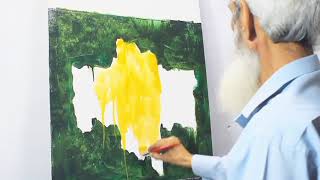 Oil Based Calligraphy Painting Technique Heritage [upl. by Hanni]