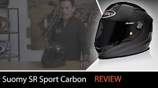 Suomy SR Sport Carbon Full Face Helmet Review at SpeedAddictscom [upl. by Rosemare]