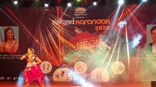 Sinhgad karandak 2020 vajale ki bara  Ishqacha Gulkand khilwa Mast Challay aamach Solo dance [upl. by Einnij601]