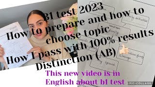 B1 test 2023 Trinity College London  How to prepare and how to choose topic  100 results [upl. by Alec334]