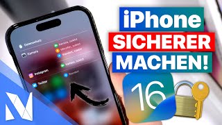 iPhone SICHERER MACHEN Schutz vor Hackern Viren amp mehr iOS 16 Einstellungen  NilsHendrik Welk [upl. by Schwejda]