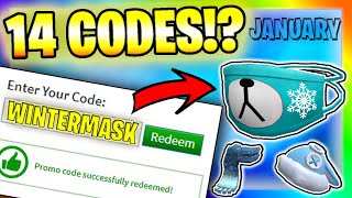 14 Codes ALL NEW PROMO CODES in ROBLOX January 2024 [upl. by Annawahs]